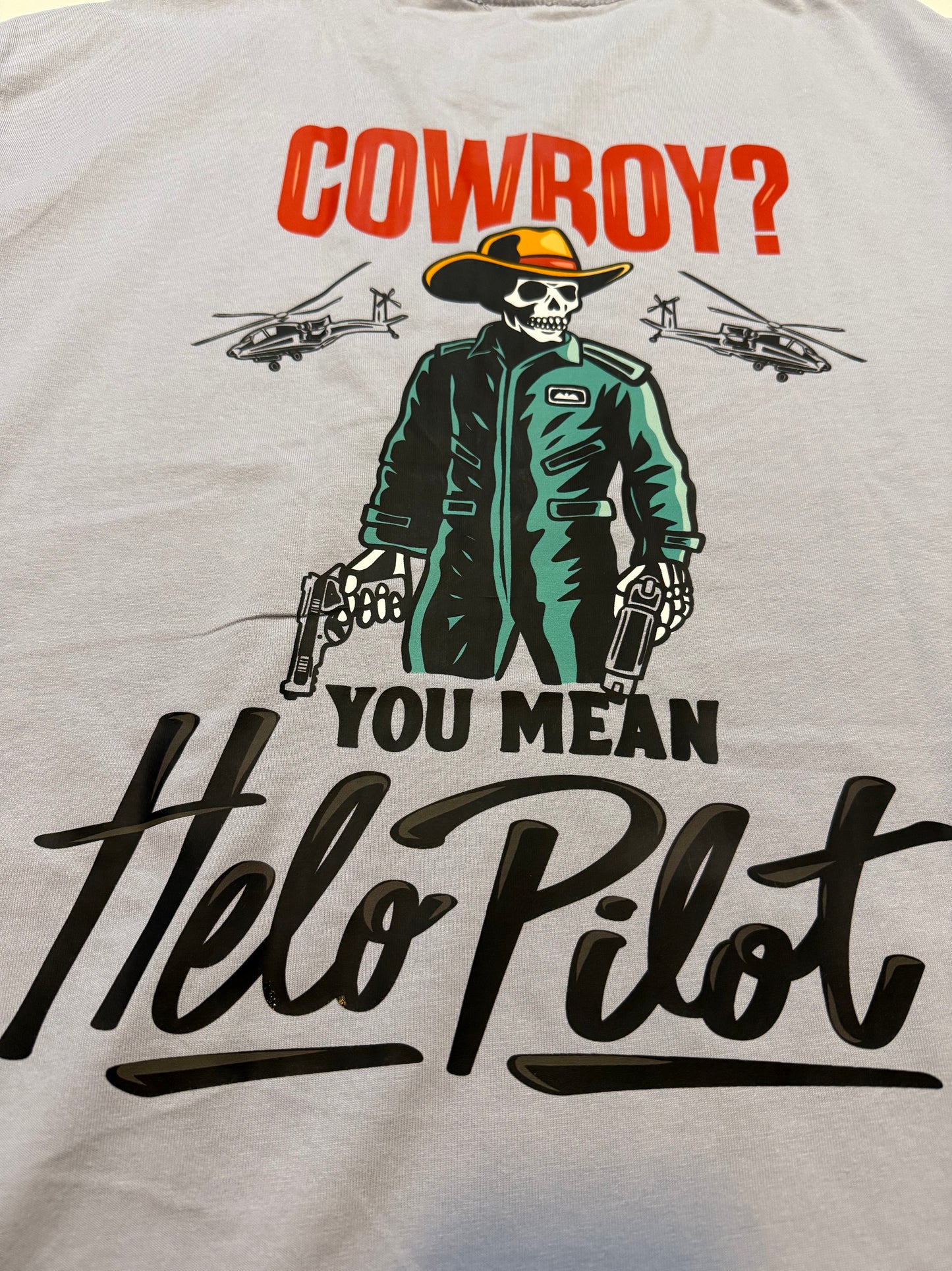 Cowboy pilot tee