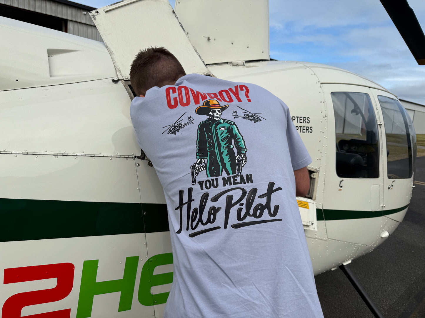 Cowboy pilot tee