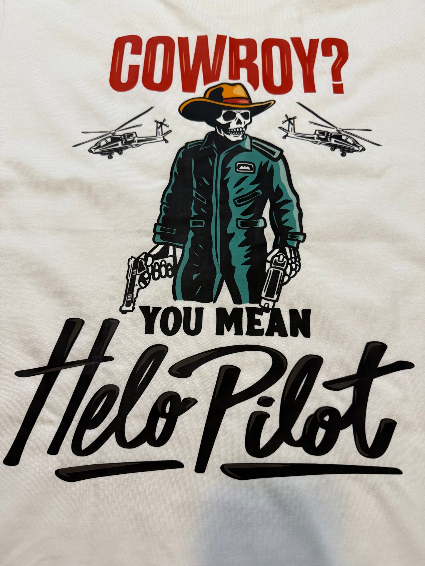 Cowboy pilot tee